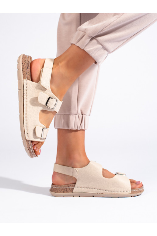 smėlio spalvos  sandalai   smėlio spalvos  sandalai