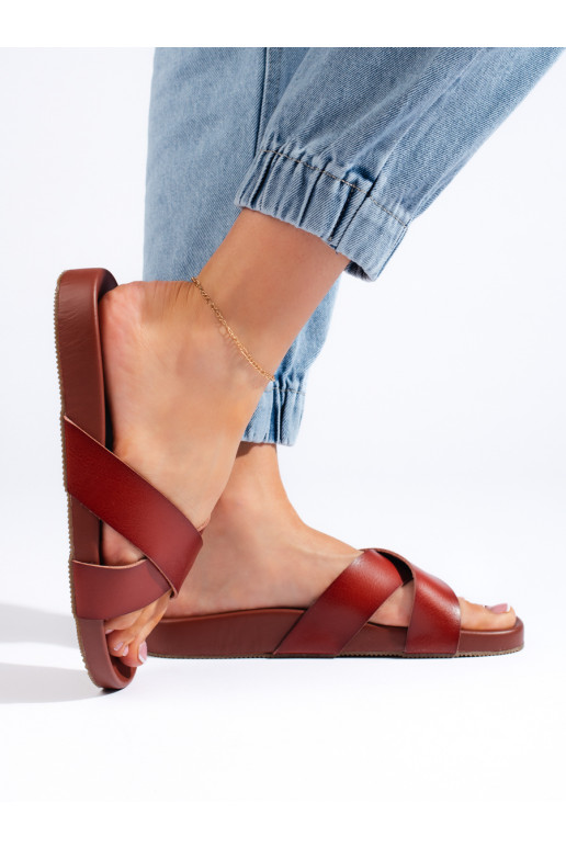 Šlepetės  rudos spalvos Sergio Leone Šlepetės  rudos spalvos Sergio Leone