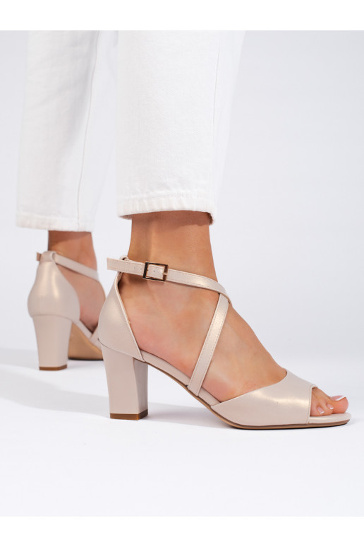 Elegantiško stiliaus  sandalai z paseczkami Sergio Leone Elegantiško stiliaus  sandalai z paseczkami Sergio Leone