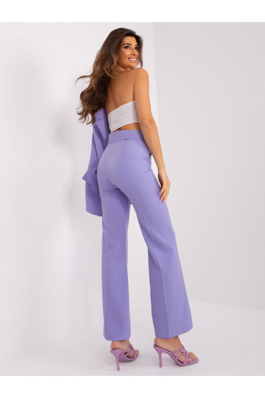 Klasikinės kelnės violetinės spalvos