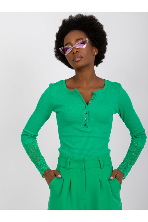 Žalia palaidinė su nėriniais Beatrice... Žalia palaidinė su nėriniais Beatrice...