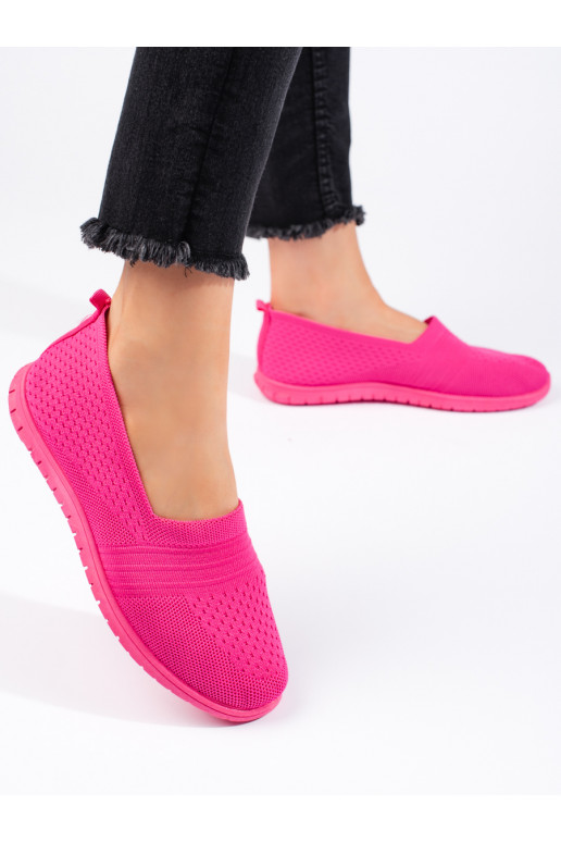rožinės spalvos  obuwie slip on