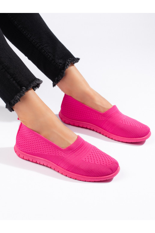 rožinės spalvos  obuwie slip on