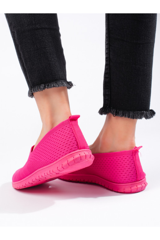 rožinės spalvos  obuwie slip on
