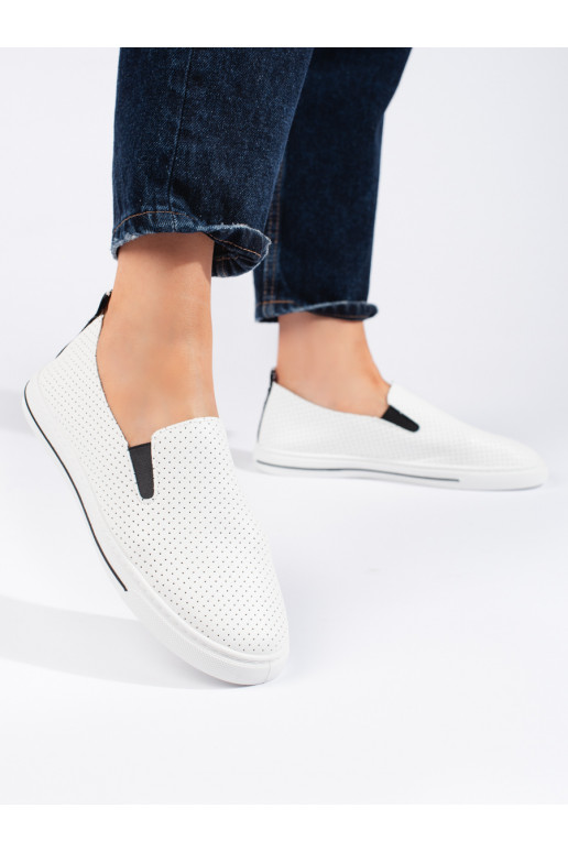 su aužūro elementais Moteriški batai baltos spalvos