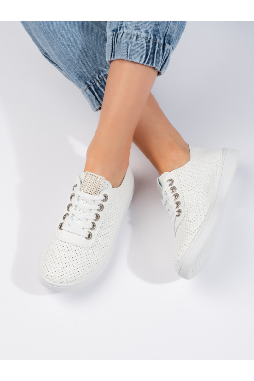su aužūro elementais baltos spalvos Moteriški batai