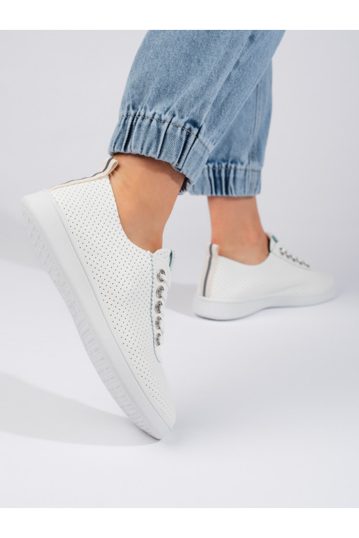 su aužūro elementais baltos spalvos Moteriški batai