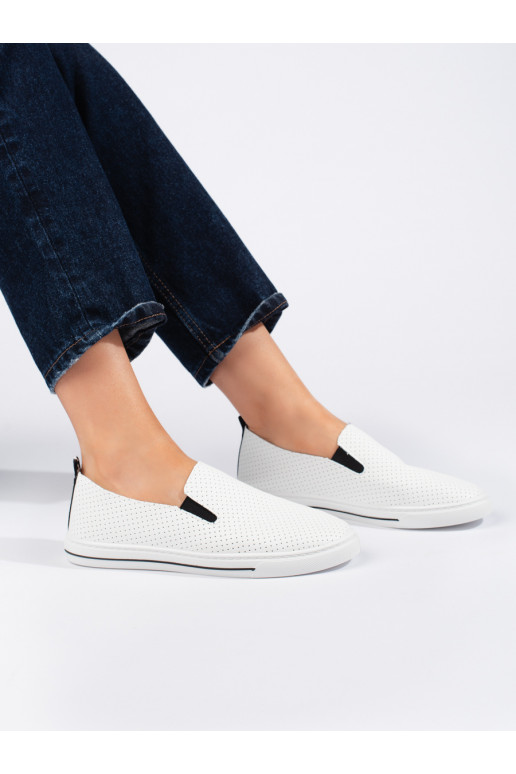 su aužūro elementais baltos spalvos Moteriški batai