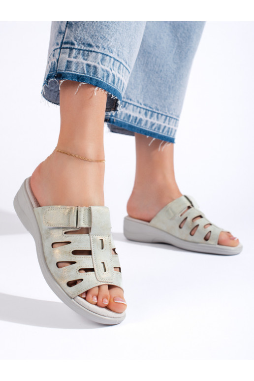   Šlepetės  pilkos spalvos