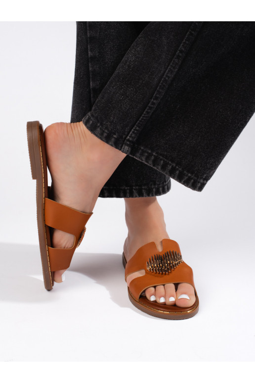 rudos spalvos  Šlepetės  ze m m rudos spalvos  Šlepetės  ze m m