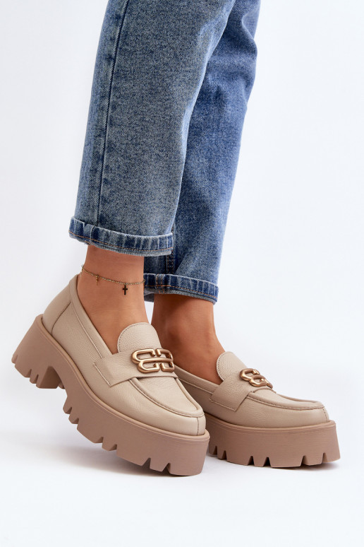 Zazoo mokasinai smėlio spalvos Zazoo mokasinai smėlio spalvos