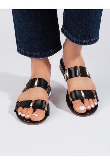 Juodos spalvos  Šlepetės