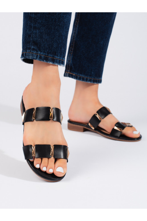 Juodos spalvos  Šlepetės  