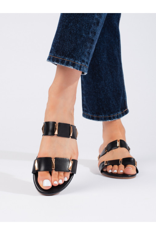 Juodos spalvos  Šlepetės  