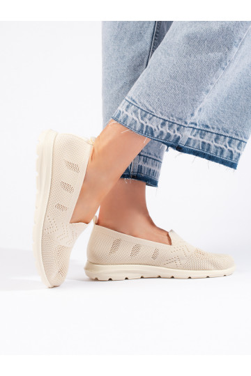 smėlio spalvos  slip on