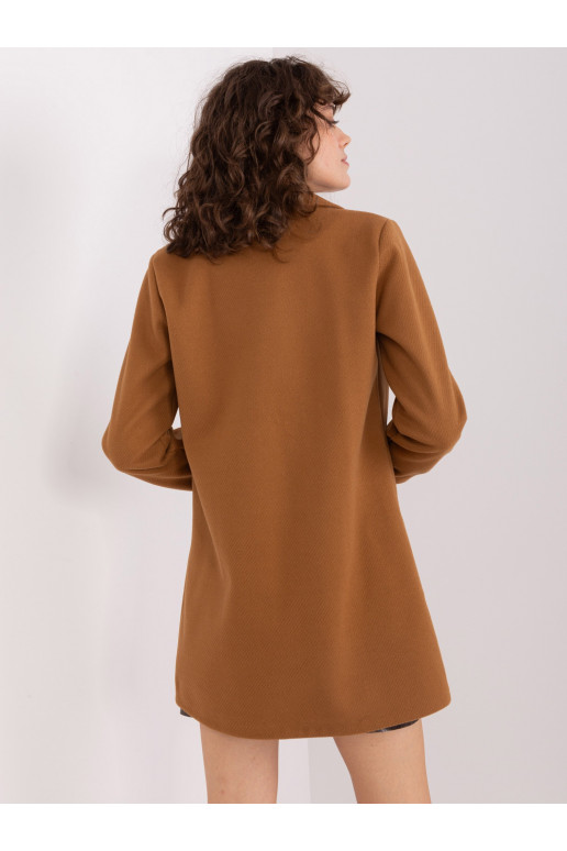 Klasikinis paltas rudos spalvos