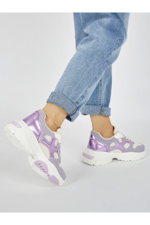 Moteriški laisvalaikio batai violetinės spalvos