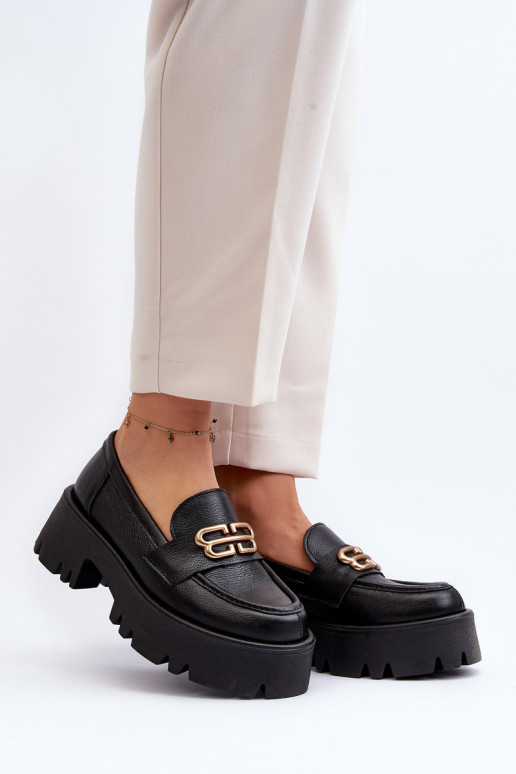 Zazoo mokasinai juodos spalvos Zazoo mokasinai juodos spalvos