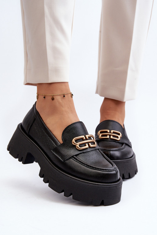 Zazoo mokasinai juodos spalvos Zazoo mokasinai juodos spalvos