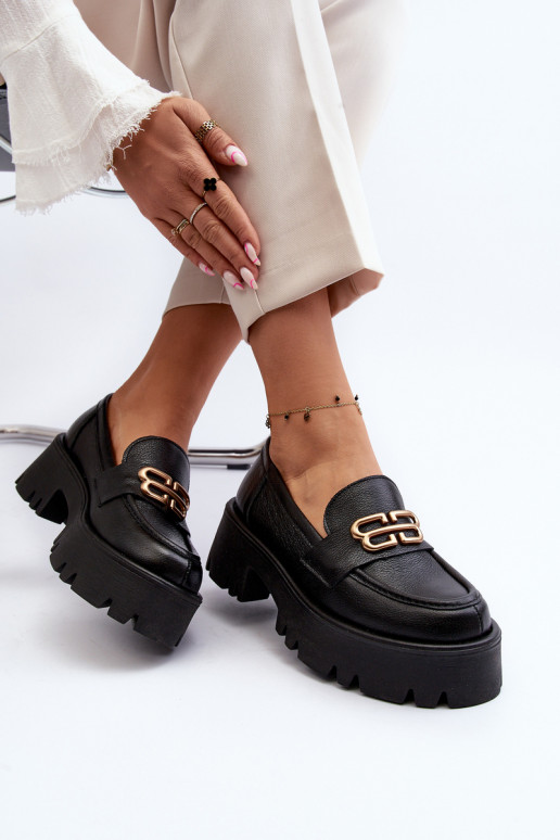 Zazoo mokasinai juodos spalvos Zazoo mokasinai juodos spalvos