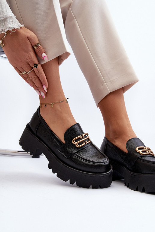 Zazoo mokasinai juodos spalvos Zazoo mokasinai juodos spalvos