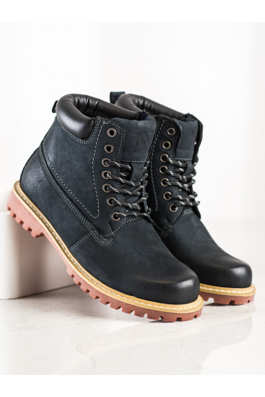 Kasdieniško stiliaus Moteriški batai mėlynos spalvos