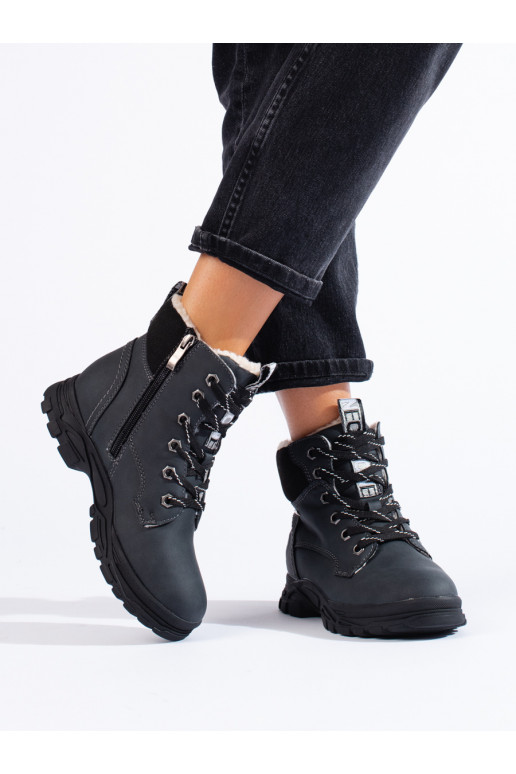 Sportinio stiliaus Moteriški batai juodos spalvos