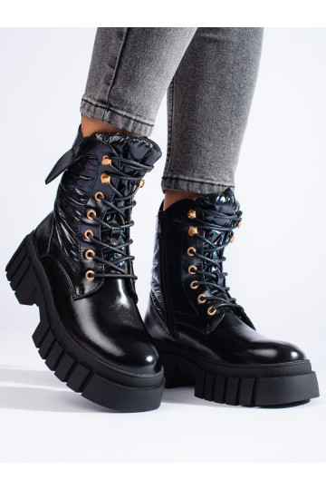 Moteriški aulinukai su masyviu kulnu juodos spalvos 2