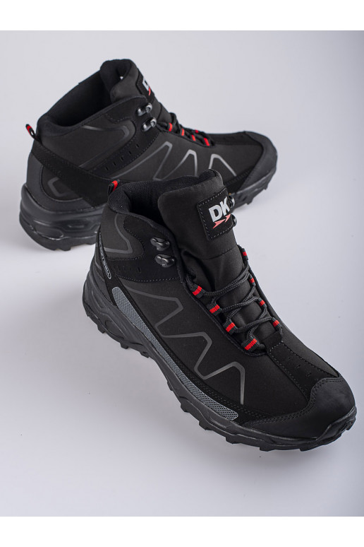   su raištukais Trekingo batai DK juodos spalvos
