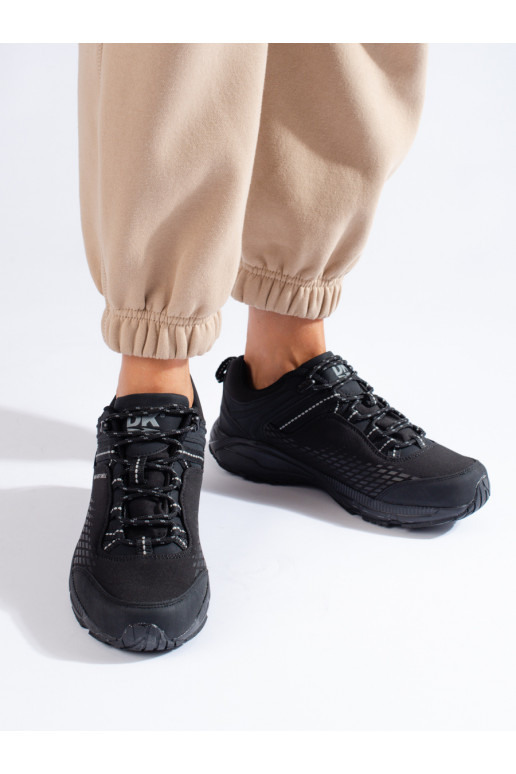 Trekingo batai su masyviu kulnu DK juodos spalvos