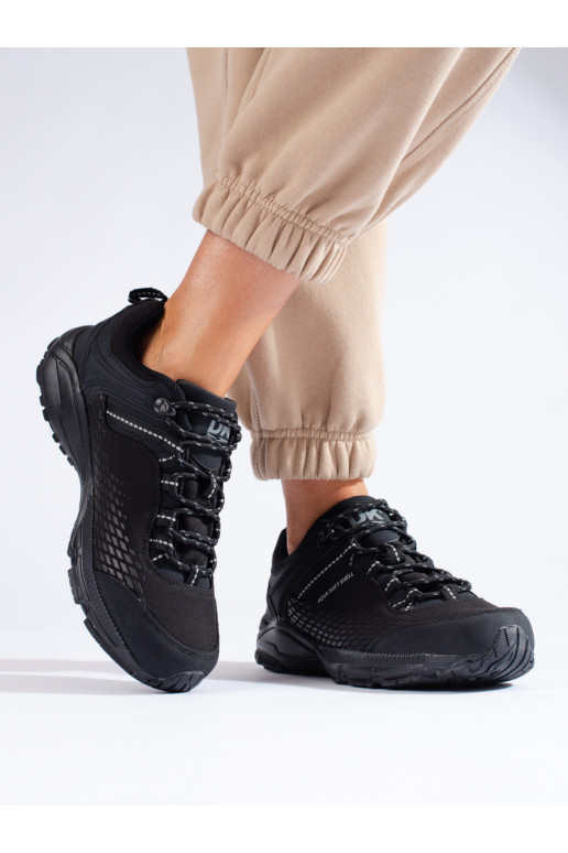 Trekingo batai su masyviu kulnu DK juodos spalvos