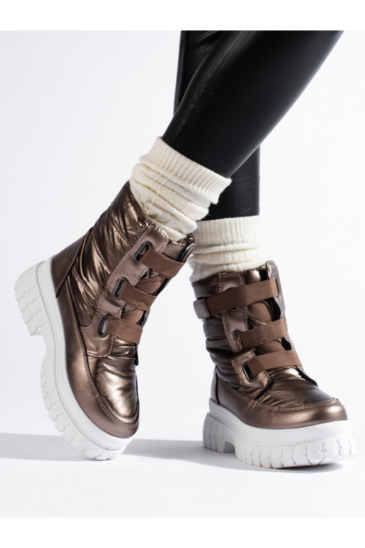 Moteriški sniego batai  rudos spalvos