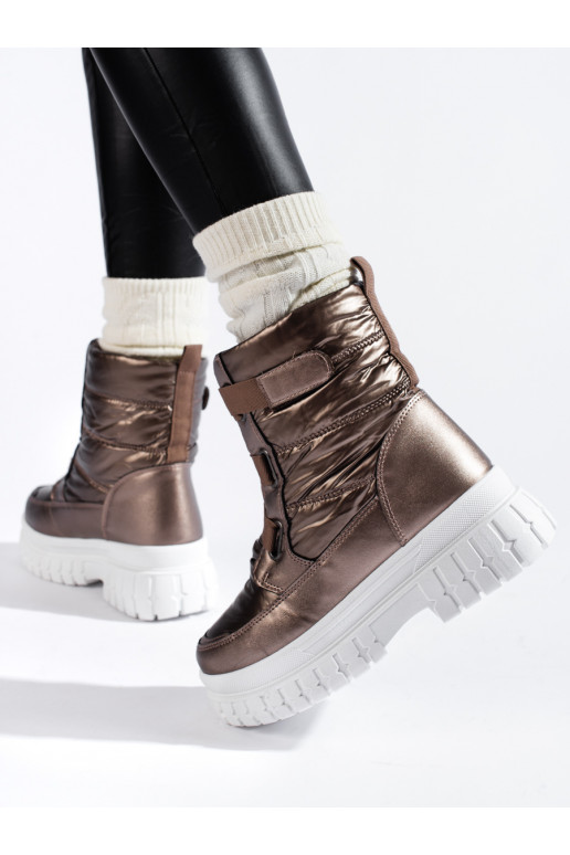 Moteriški sniego batai  rudos spalvos