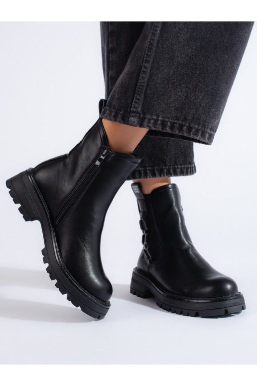 Juodos spalvos Moteriški batai 