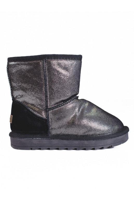 sidabro spalvos  sniego batai 