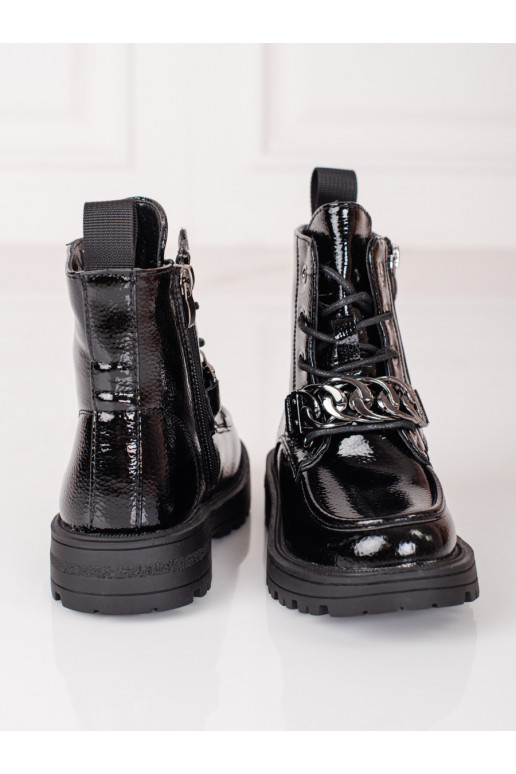 su raišteliais batai  juodos spalvos