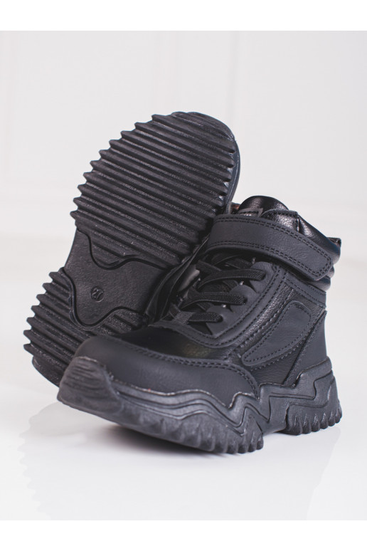 Aulinukai  su pašiltinimu juodos spalvos