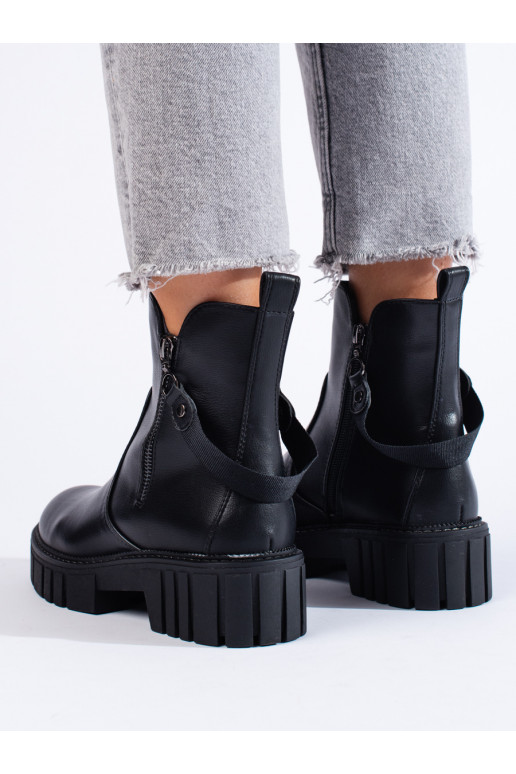 Juodos spalvos moteriški aulinukai  Shelovet Juodos spalvos moteriški aulinukai  Shelovet