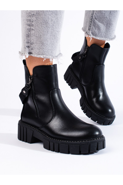 Juodos spalvos moteriški aulinukai  Shelovet Juodos spalvos moteriški aulinukai  Shelovet