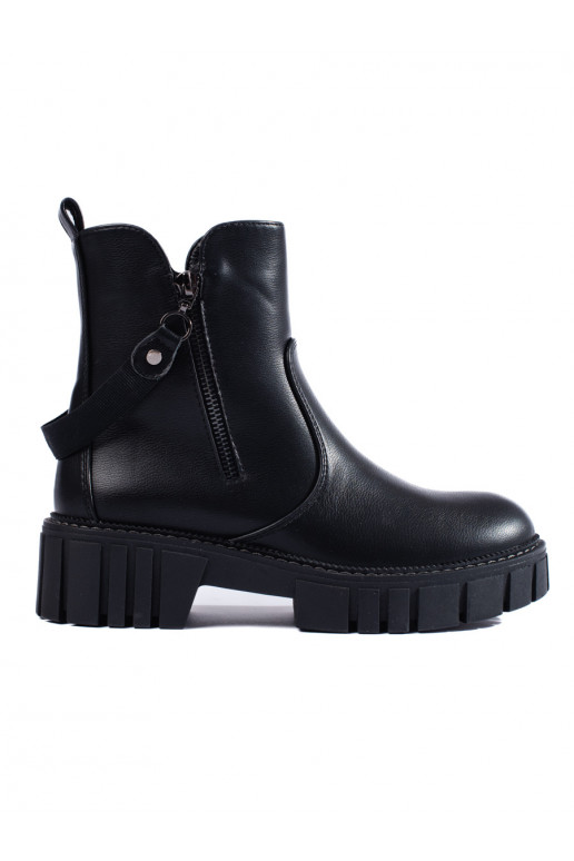 Juodos spalvos moteriški aulinukai  Shelovet Juodos spalvos moteriški aulinukai  Shelovet