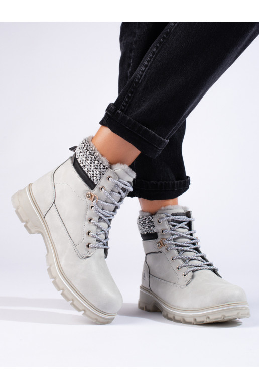 aulinukai  pilkos spalvos su kailiuku aulinukai  pilkos spalvos su kailiuku