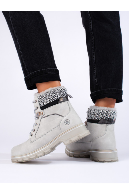 aulinukai  pilkos spalvos su kailiuku aulinukai  pilkos spalvos su kailiuku