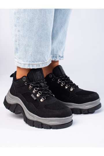 Moteriški laisvalaikio batai BIG STAR KK274364B su masyviu kulnu 2