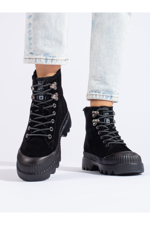 Juodos spalvos aulinukai su platforma BIG STAR KK274522