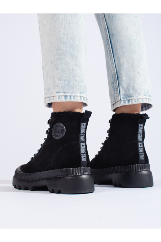 Juodos spalvos aulinukai su platforma BIG STAR KK274522