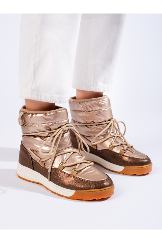 Trumpi aukso spalvos sniego batai BIG STAR KK274276