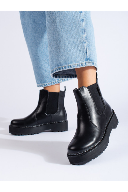 Juodos spalvos Moteriški batai BIG STAR II274101 Juodos spalvos Moteriški batai BIG STAR II274101