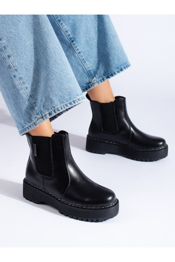 Juodos spalvos Moteriški batai BIG STAR II274101 2