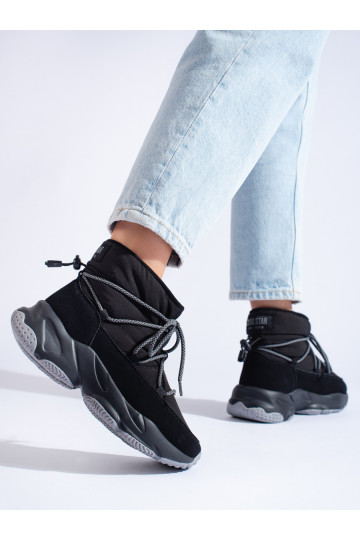 Juodos spalvos Moteriški sniego batai BIG STAR KK274274