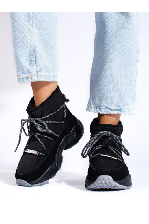 Juodos spalvos Moteriški sniego batai BIG STAR KK274274